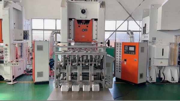 Buy cheap Mechanical Aluminum Foil Container Machine With 12000PCS/Hour Capacity from wholesalers