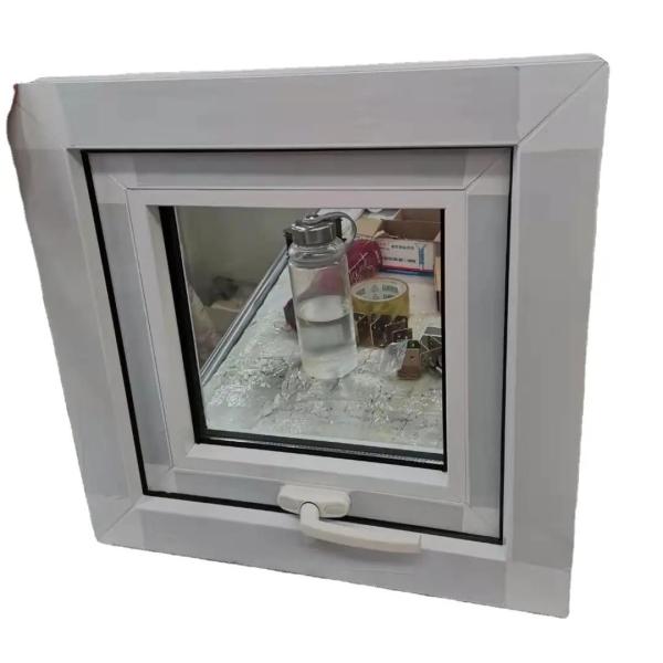 Buy cheap Heat Insulated Vertical PVC Windows White Double Glazed Awning Windows from wholesalers