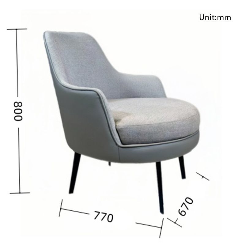 Wholesale Durable Metal Fabric Luxury Leisure Chair Living Room Lobby Hotel Furniture