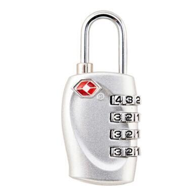 Buy cheap Zinc Alloy TSA 4-digital travel lock& Fashion Design silver Tsa Luggage Lock& 69.5g Tsa Bag Number Lock from wholesalers