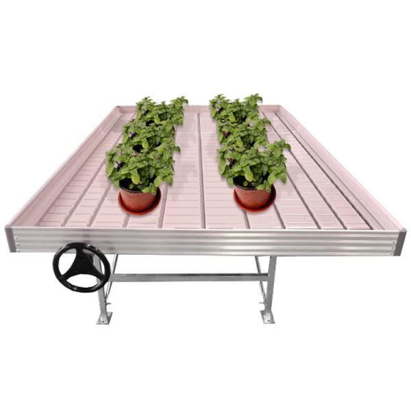 Buy cheap Ebb Flow Hydroponic Soilless Culture Rolling Bench Grow Table Seedling Seedbed from wholesalers