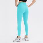 80% Nylon Nude Feeling Workout Leggings Tights For Women