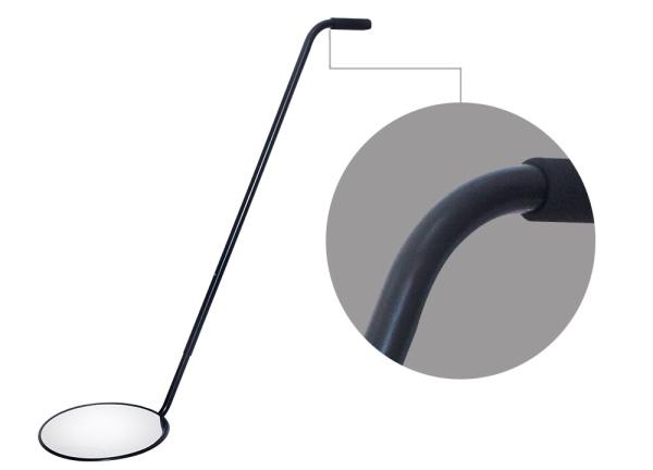 Buy cheap Black Explosion Proof Vehicle Inspection Mirror / Stainless Steel Inspection Mirror from wholesalers