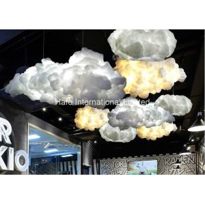 Buy cheap Giant Inflatable Advertising Balloon Cloud Lighting 0.6m 2m Diamater product