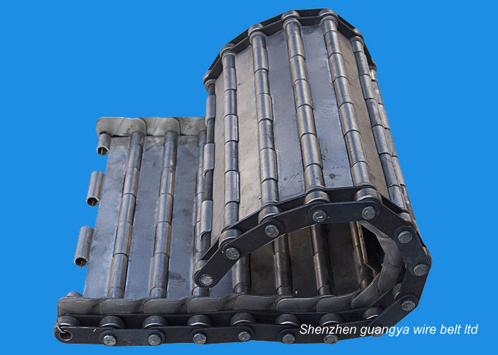 2000mm Width SS316 Chain Plate Conveyor Belt For Chip / Debris