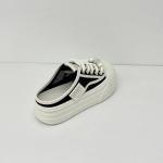 Black Canvas Mule Shoes Breathable