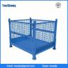 Buy cheap Galvanized wire mesh container warehouse equipment cage metal storage from wholesalers