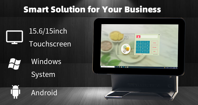 MSR Card Reader Optional 15"/15.6" Capacitive Touch Screen POS System for Retail Stores