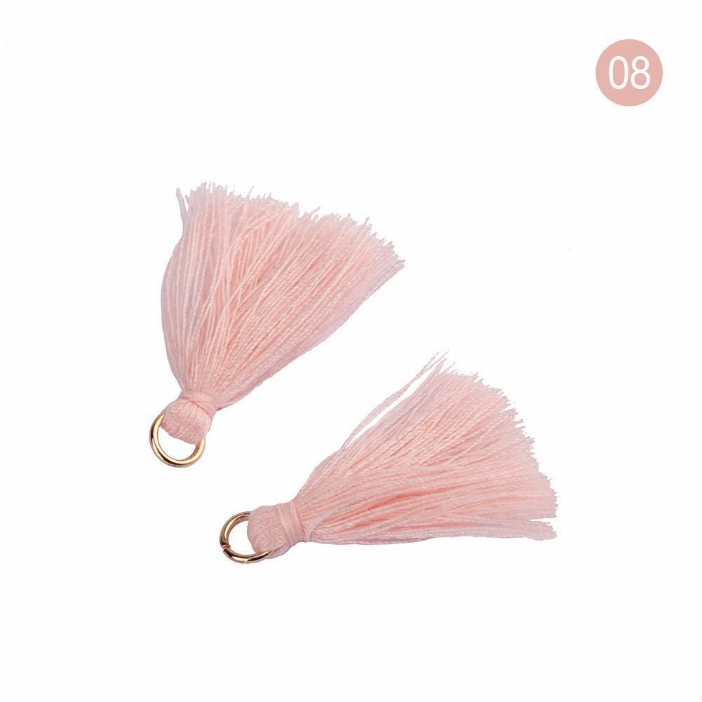 Colorful Cotton Tassel 3cm Garment Decoration Cotton Thread Tassels