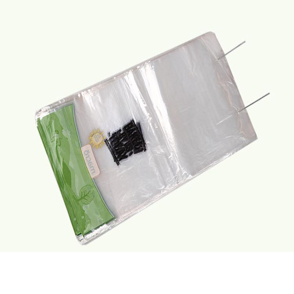 CPP degradable plastic bags/ Biodegradable food grade heat seal clear wicket bags