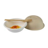 Buy cheap 16oz Bagasse Disposable Fruit Salad Containers Biodegradable Microwavable product
