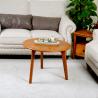 Buy cheap Retro Round Solid Wood Coffee Tables from wholesalers