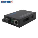 Gigabit Dual Fiber SC To RJ45 Media Converter POE 30w For CCTV IP Camera
