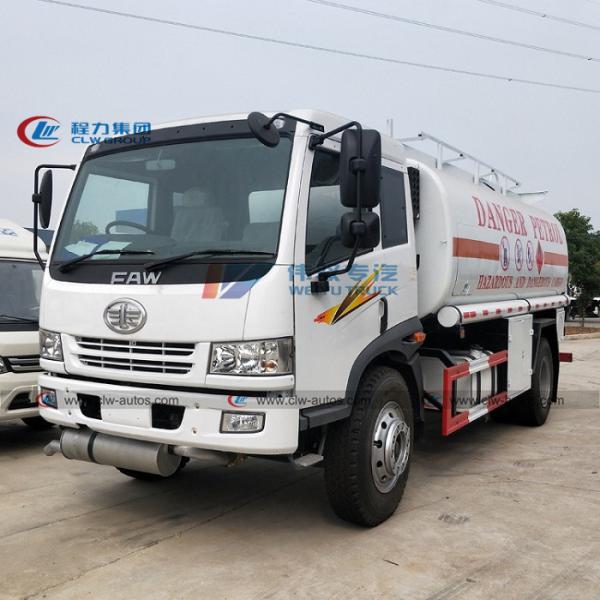 Buy cheap LHD / RHD Faw 4x2 8m3 Gallons Fuel Oil Delivery Truck Fuel Transport Tanker Truck from wholesalers