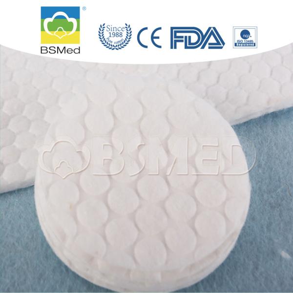 Buy cheap Personal Care Exfoliating Cotton Pads , Round Organic Cotton Makeup Pads from wholesalers