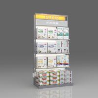 Buy cheap Lighted Paper Product Showcase Maternity Display Cabinet Branded Store Interior product