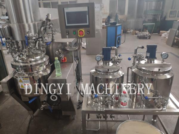 Buy cheap Stainless Steel Cosmetic Cream Manufacturing Equipment With Pre Mixing Tank from wholesalers
