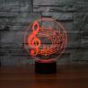Buy cheap 88mm 3d Led Illusion Lights 138mm USB Optical Illusion Night Light from wholesalers