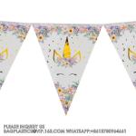 Hot Stamping Unicorn Themed Children'S Birthday Suit Party Supplies Creative