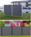 Outdoor Private House WPC Outdoor Fence Garden Composite Fence Panels