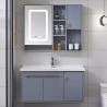 Buy cheap Hotel Floating Wall Mounted Solid Oak Wood Bathroom Vanity With Mirror Wash Basin from wholesalers