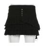 Buy cheap Small Quantity Clothing Manufacturer Women'S Sexy Denim Pleated Skirt D Buckle Zipper Irregular Skirt from wholesalers
