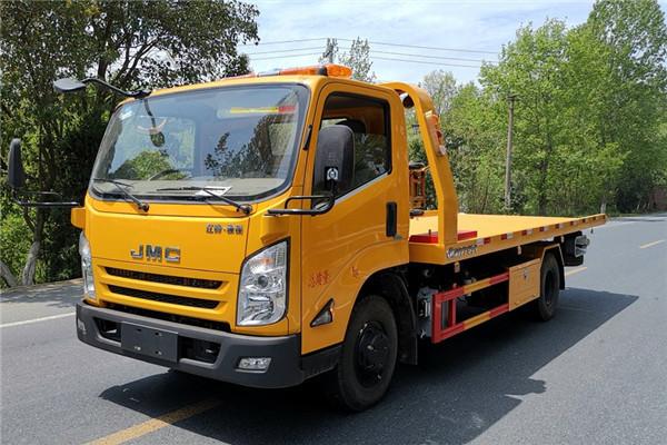 JAC 152HP 4 Ton Road Wrecker Tow Truck Recovery Flatebed Truck Euro 5 Emission