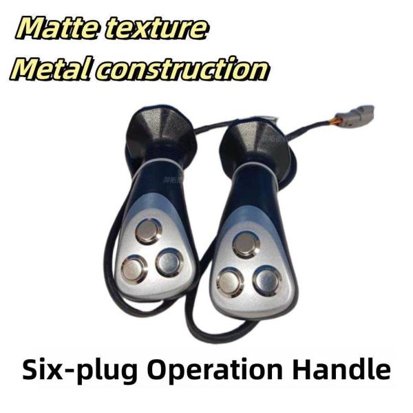 Buy cheap Six Plug Operation Joystick Handle Control For Wood Grabber / Tool Grab Steel Machine from wholesalers