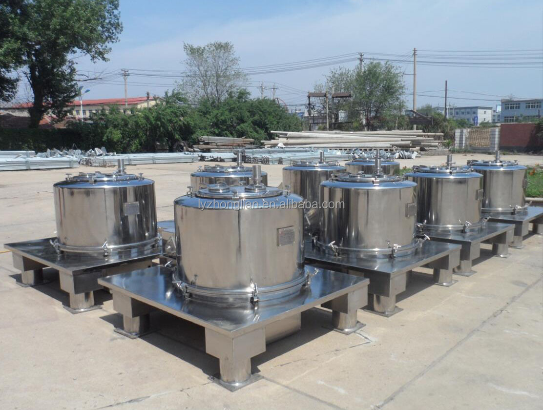 Platform base flat industrial centrifuge honey wax separator centrifugal machine for gypsum and oxalic acid separation