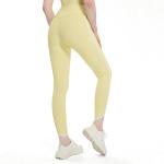 Rib Stitching White Stripes Yoga Pants Capri Women High Waist Sports Fitness