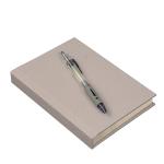 140x210MM Custom Hardcover Journal nature ivory paper soft touch cotton fabric