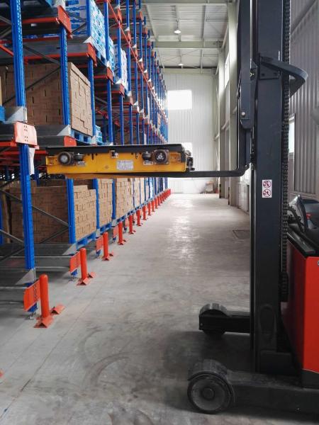 Buy cheap Semi Automatic Pallet Shuttle System , Compact Storage System W1000 X D1200mm Size from wholesalers