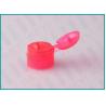 Buy cheap Pink 24/410 Flip Top Caps For Bottles , Butterfly Plastic Closure Caps For Hand Wash from wholesalers