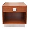 Buy cheap Wooden hotel furniture stone top night stand/bed side table NT-0009 from wholesalers