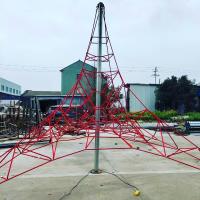 Buy cheap Pyramid Playset Custom Climbing Net 8x8x6m For Playground Equipments product