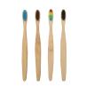 Buy cheap Natural Charcoal Biodegradable Bamboo Toothbrush Custom Green from wholesalers