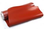 E Glass / C Glass Single Side Silicone Coated Fiberglass Cloth Insulation Fire