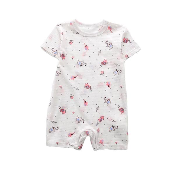 Buy cheap Animal Sublimation Printing T Shirts Newborn Cotton Romper Unisex Gender from wholesalers