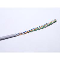 Buy cheap 4P Twisted Pair Cat5e Ethernet Cable Cat5E U UTP 24AWG For Telecommunication product