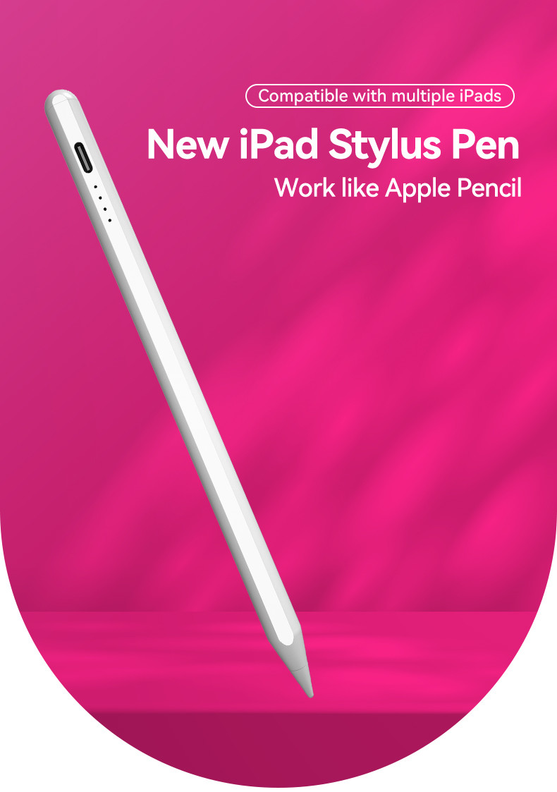 column Touch Screen Pen Active Stylus Pen With Palm Rejection For IPad Pro
