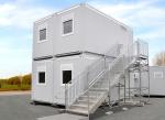 2 Floor Flat Pack Prefab Container Van House With Light Steel Frame Sandwich
