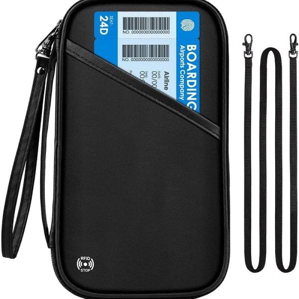 Buy cheap Waterproof Portable Document Organizer RFID Travel Passport Wallet Holder 9.25*5.2*0.87'' from wholesalers