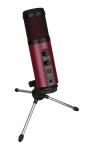 Aluminum Alloy USB Recording Microphone Dual Input Cardioid Condenser Microphone