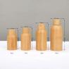Buy cheap 15ml 30ml 50ml Empty Bamboo Cosmetic Essential Oil Glass Bottle Screaw Cap from wholesalers