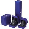 Buy cheap Glossy Dark Blue Sleek Faux Leather LED Jewelry Box for Luxury Storage Display from wholesalers