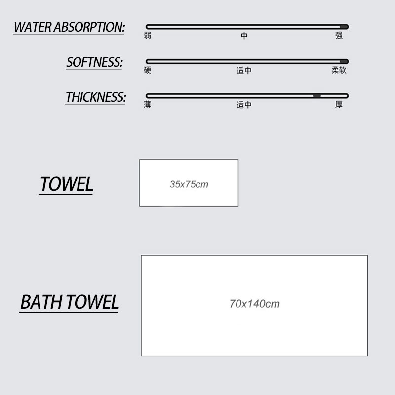 Custom Logo Embroidery White Cotton Towels Pure Cotton Soft Absorbent Towel for Hotel