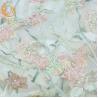 Buy cheap Polyester Hand Cut Applique Lace Fabric Excellent Customized For Wedding Dress from wholesalers