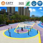 Outdoor Rubberized Track Surface Non-Slip & Long-Lasting for Community Parks