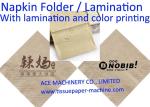 Mechanical Fold 1000 Sheet/Min Napkin Tissue Paper Machine