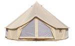 3 X 2M Outdoor Camping Canopy 285G Color Beige Cotton Canvas Bell Tent